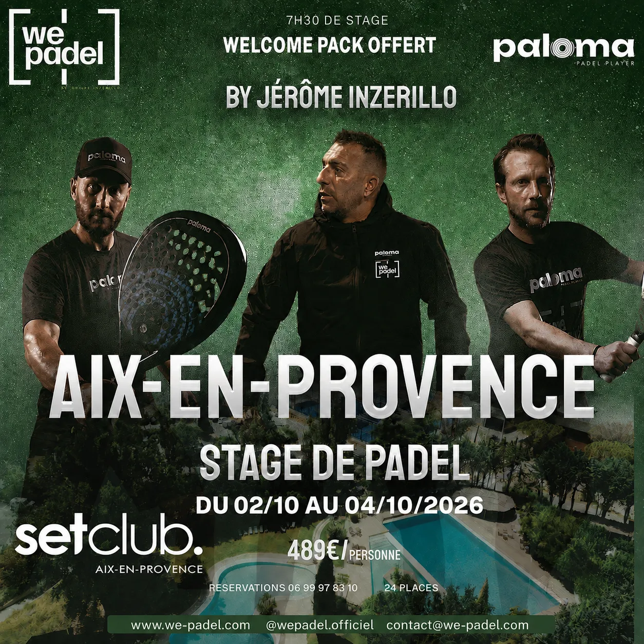 Stage Padel Aix-en-Provence, Set Club